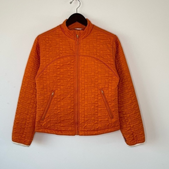 ❤️ Obermeyer quilted Jacket in burnt orange M25” - Picture 1 of 11